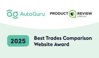 AUTOGURU RECOGNISED AS A 2025 BEST TRADES COMPARISON WEBSITE